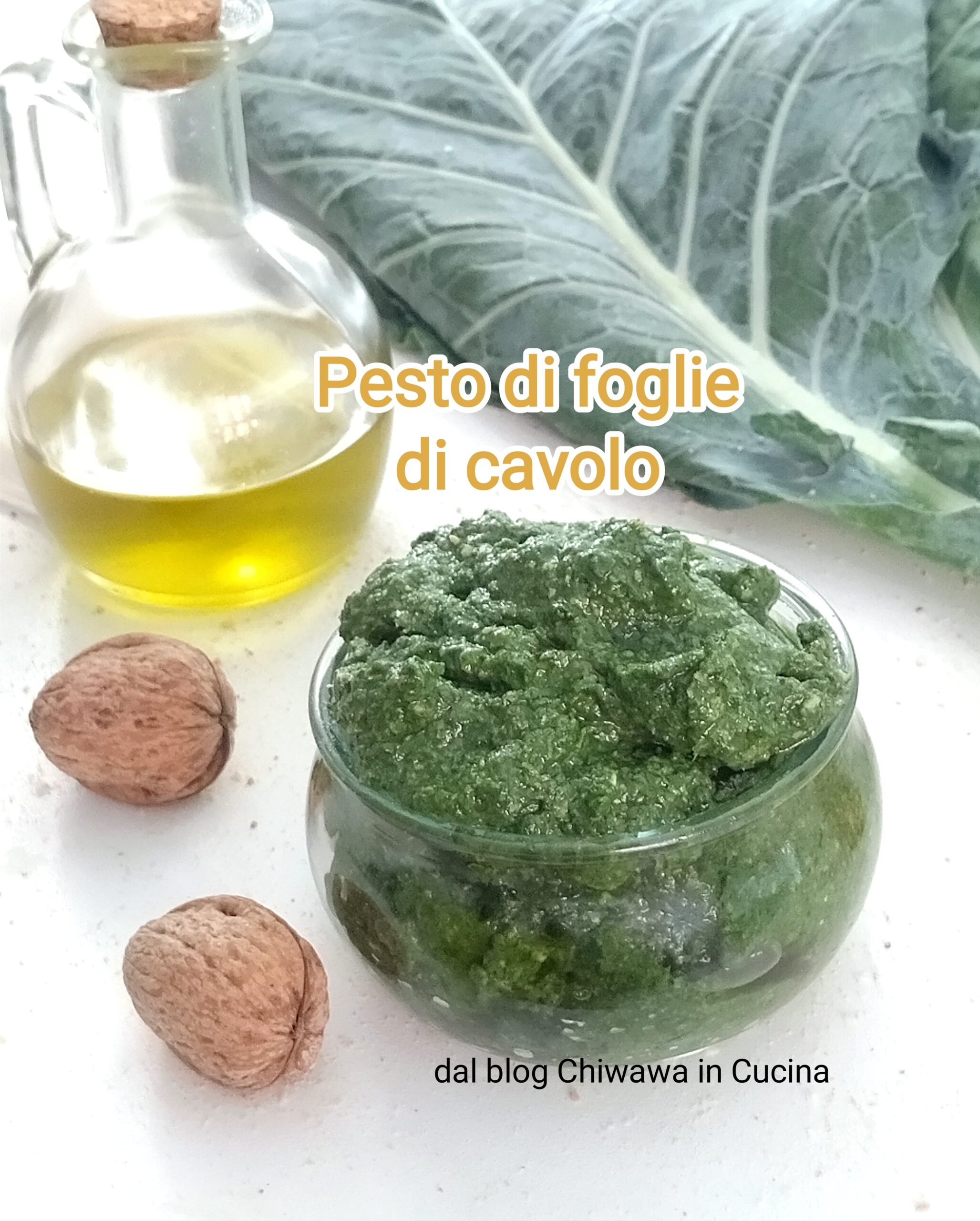 Pesto aus Kohlblättern