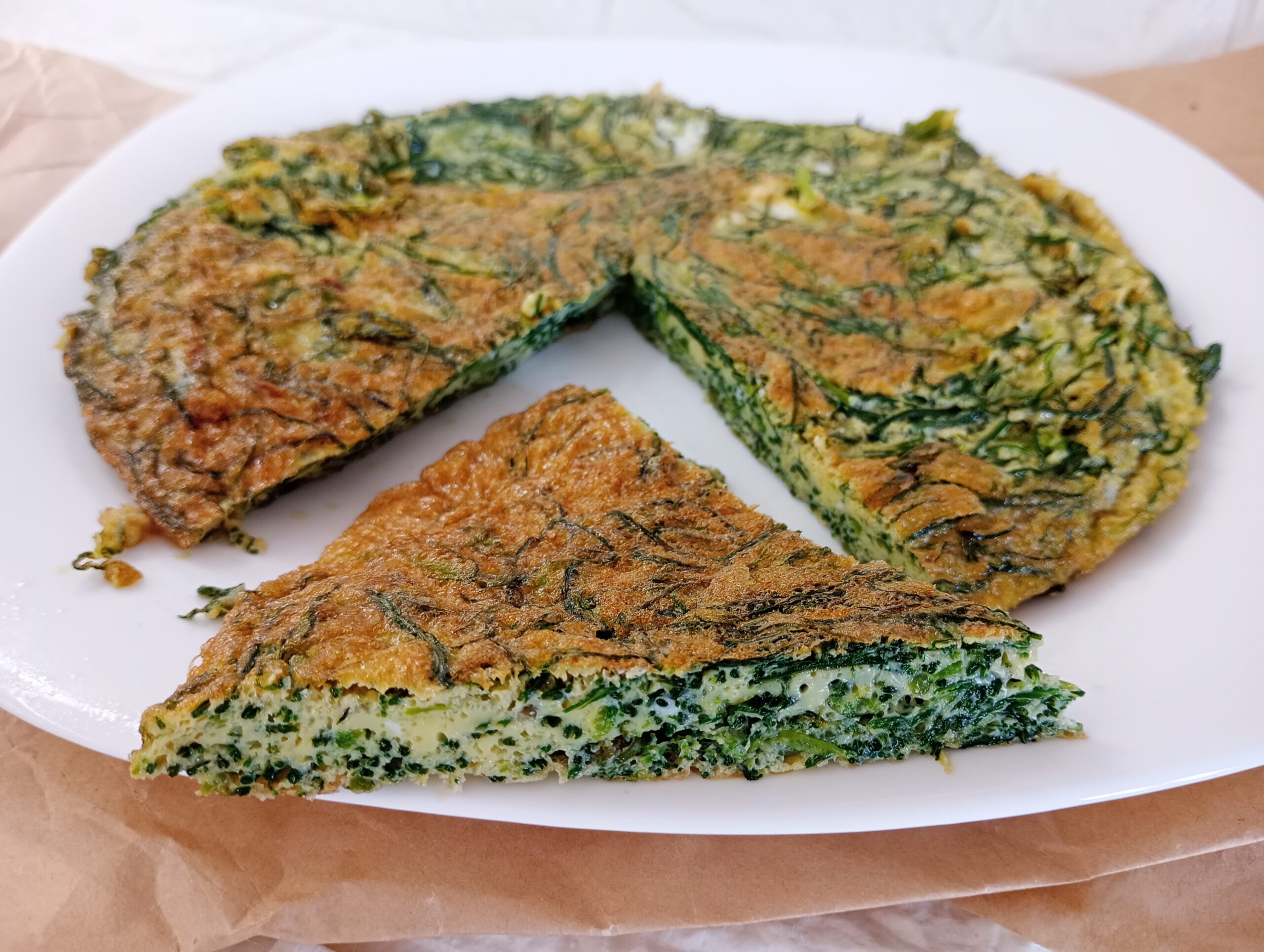 Frittata mit Mönchsbart