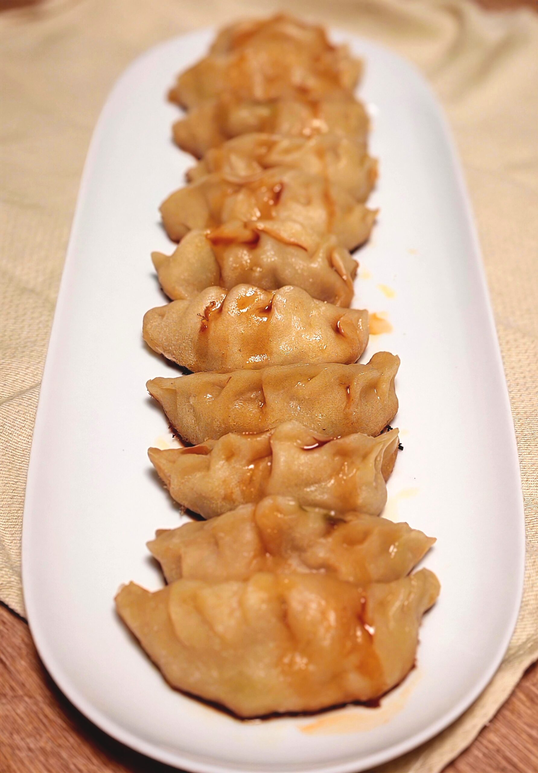 Japanische Fleisch-Gyoza