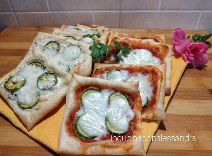 Blätterteig-Quadrate, ein leckeres Rezept