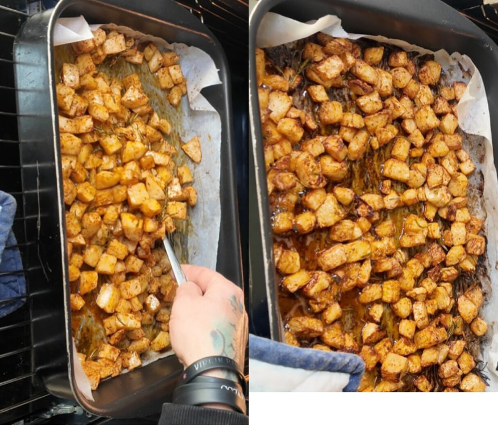 Knuspriger Ofen-Sellerie | Das Einfache Rezept (wie Bratkartoffeln)