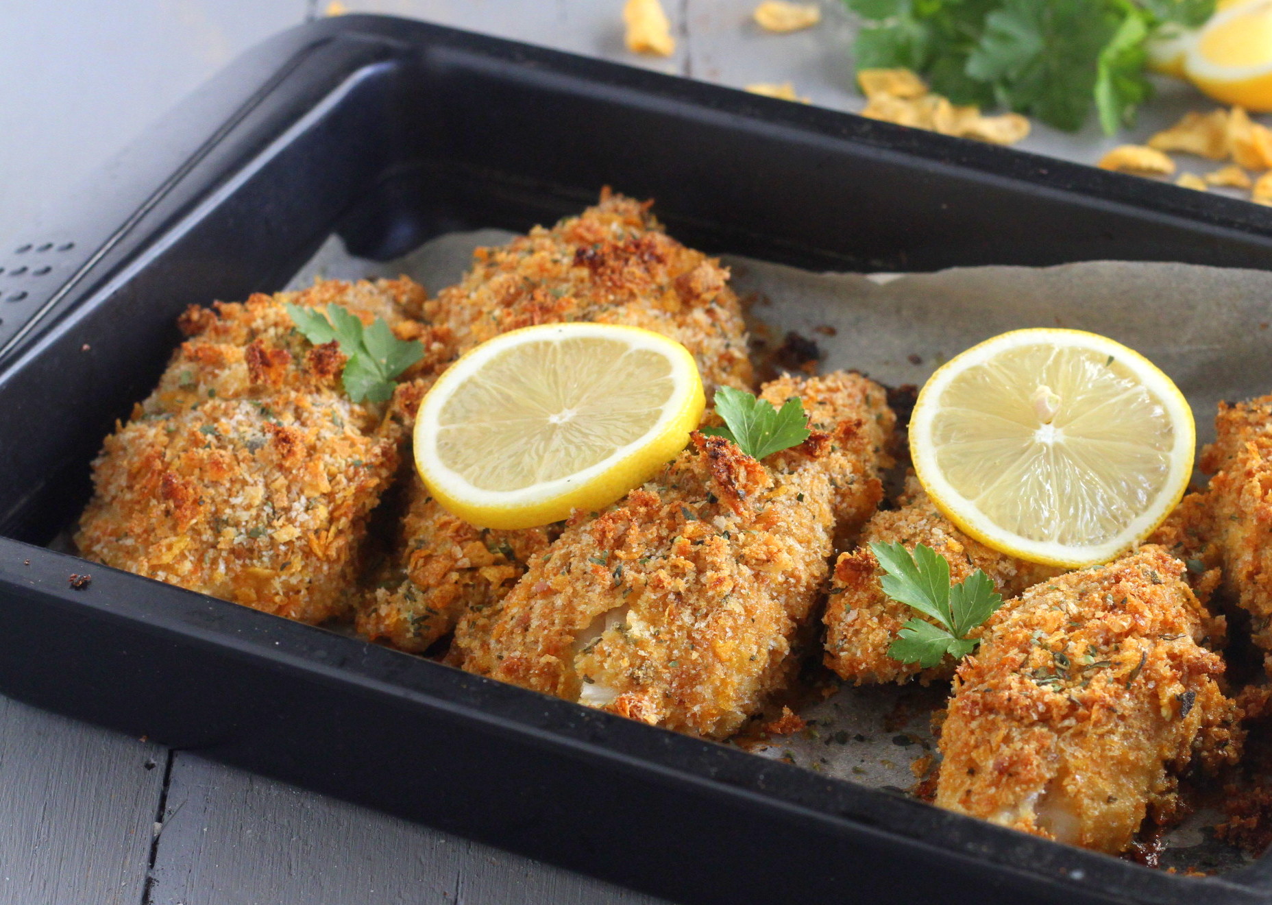 Seeteufel mit knuspriger Panade