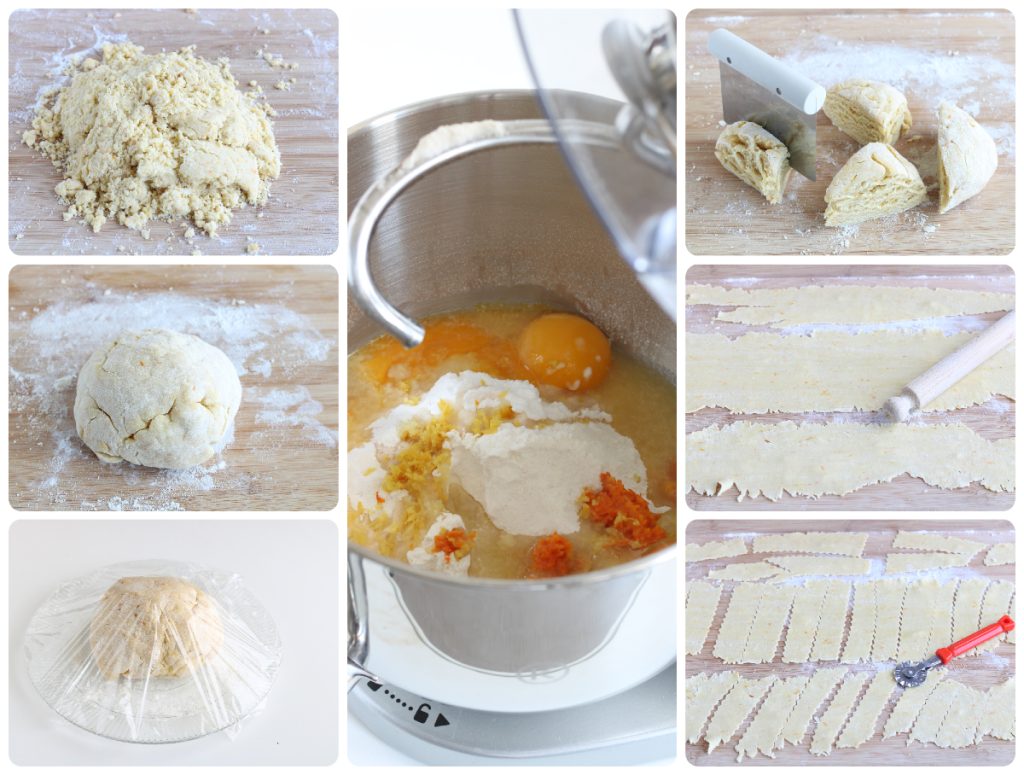 Teig für toskanische Cenci