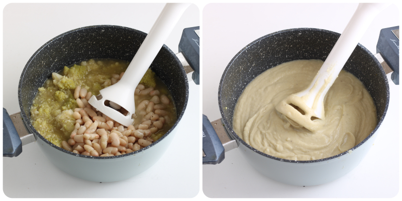 kremige Suppe aus Romanesco-Kohl