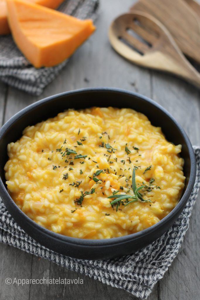 cremiges Kürbis-Risotto
