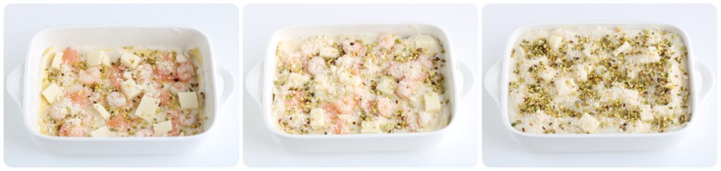 lasagne mit lachs und garnelen