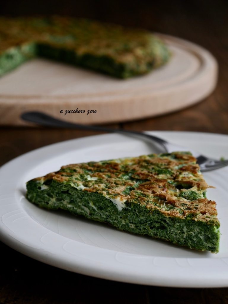 Leichte Schwarzkohl-Frittata im Ofen | leichte und fluffige Rezept ohne Öl