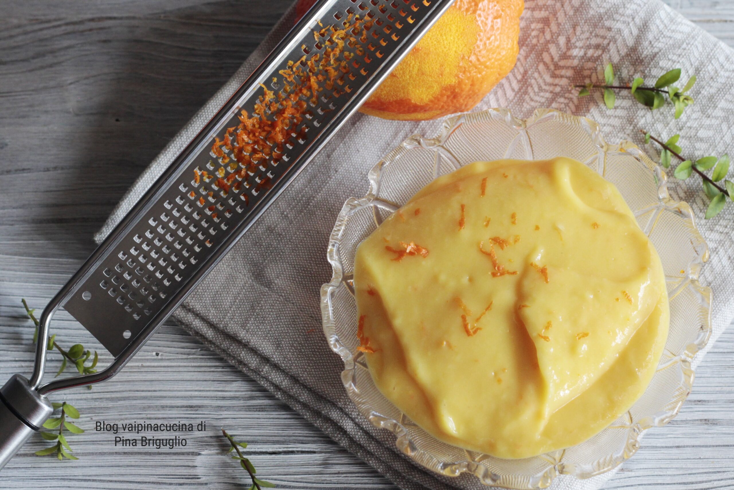 Milchfreie Orangencreme