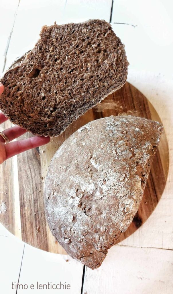 Mischbrot mit Hafer, Roggen und Gerste 1.