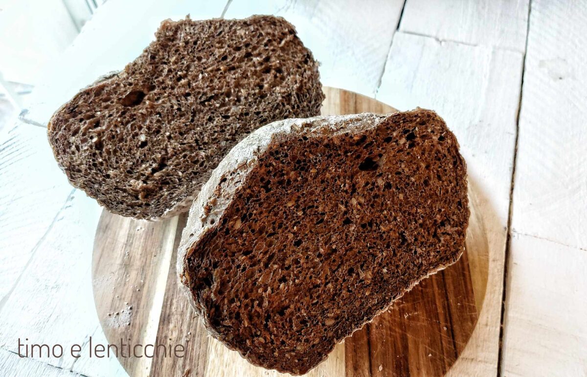 Mischbrot mit Hafer, Roggen und Gerste
