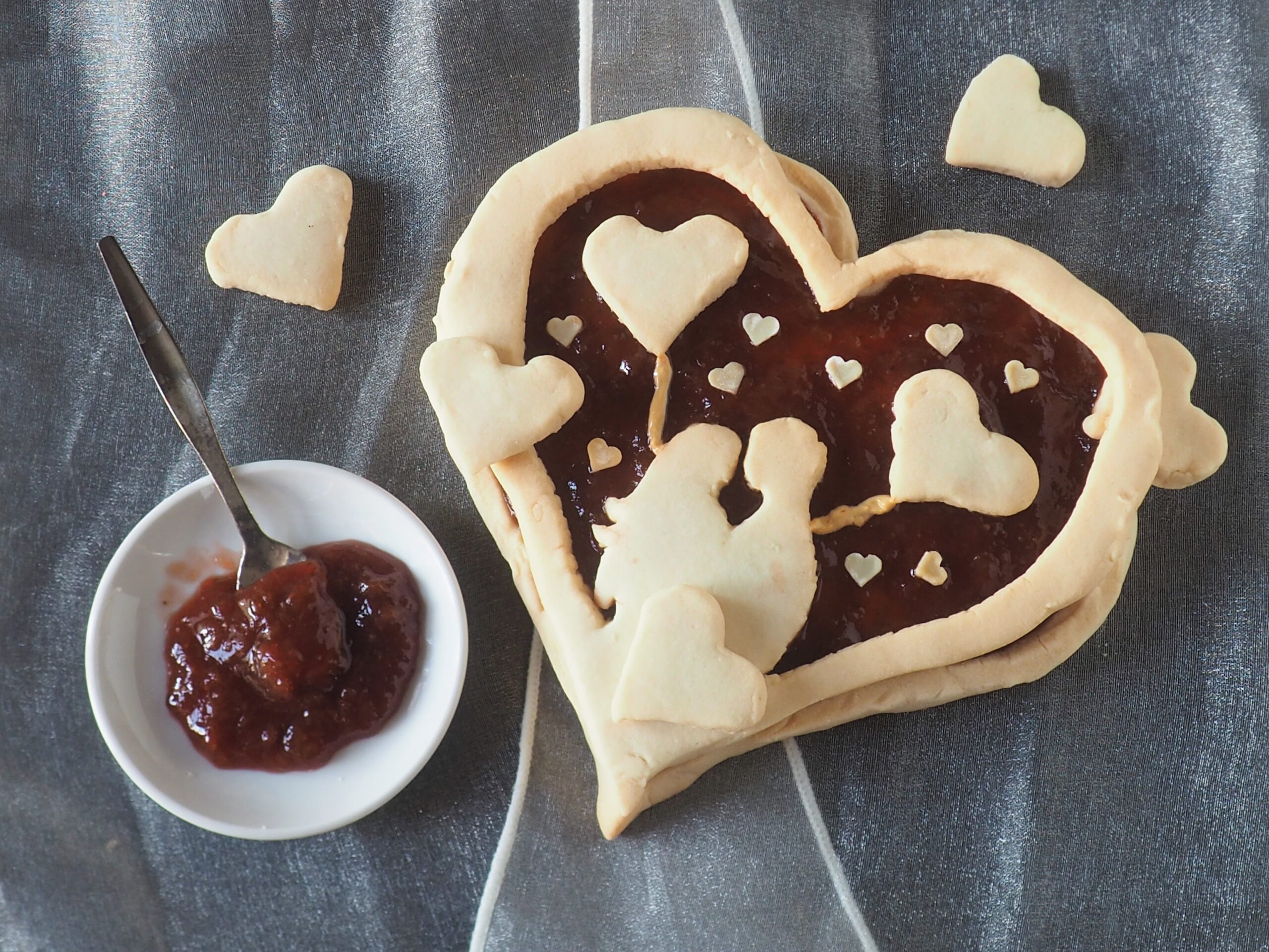 Liebhaber-Torte für Valentinstag