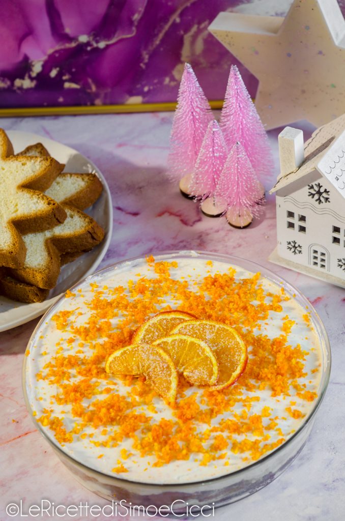 Pandoro-Tiramisu mit Orange