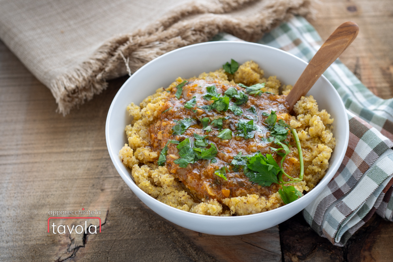 POLENTA MIT STEINPILZSOßE