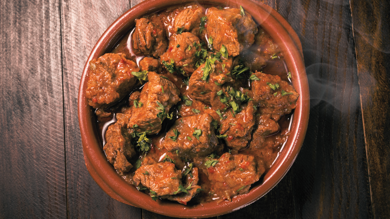 Rinderbraten in Rotwein