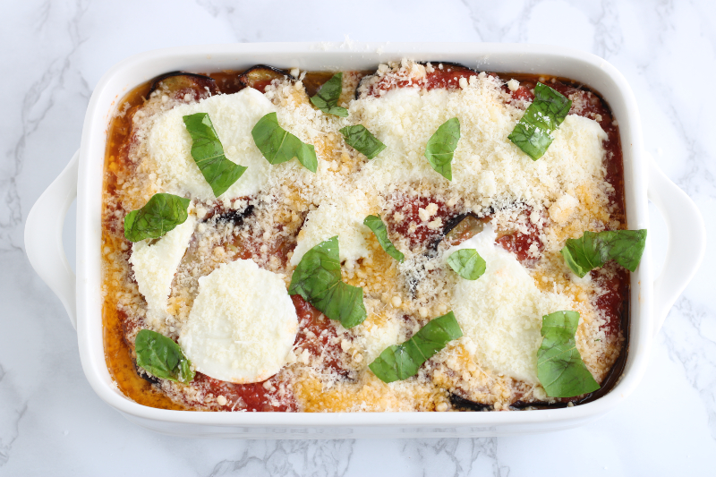 gebackene Auberginen alla Parmigiana