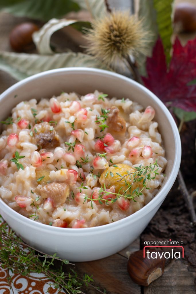 risotto mit Kastanien