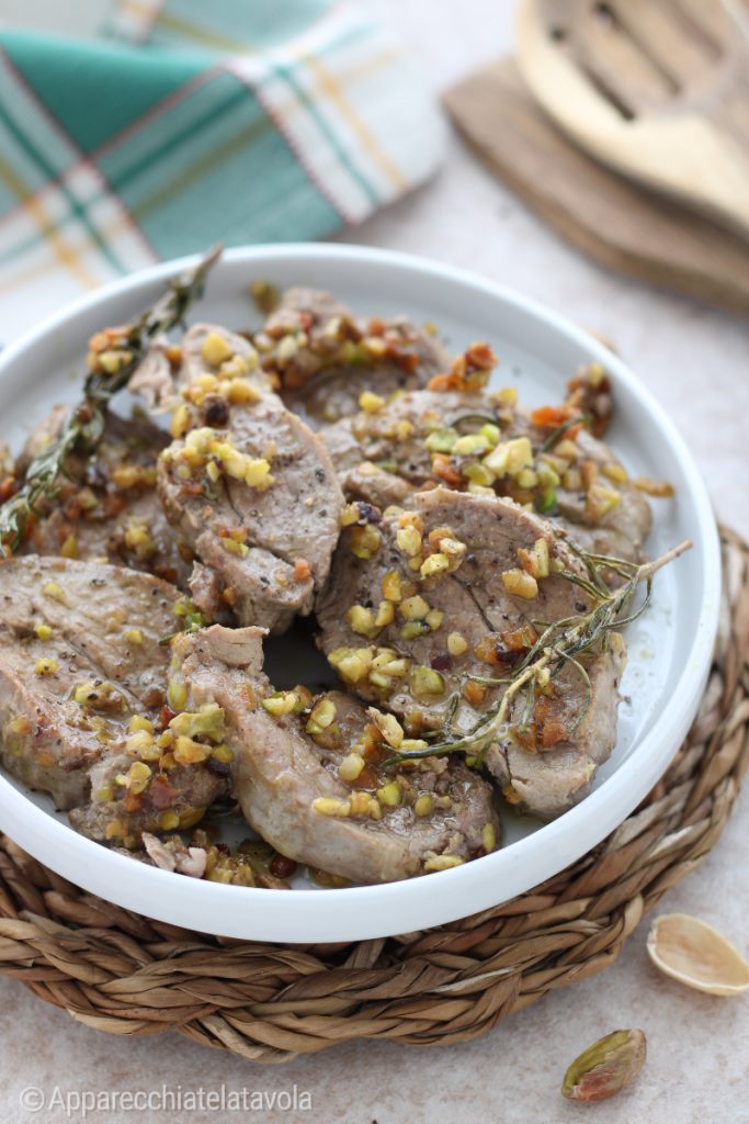 Schweinefilet mit Pistazien