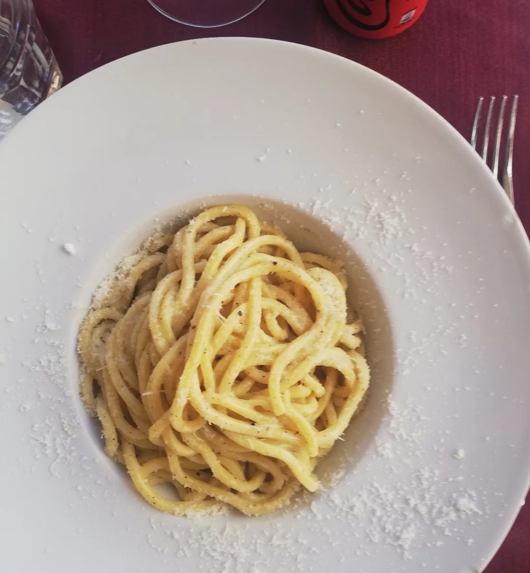 Tonnarelli cacio e pepe