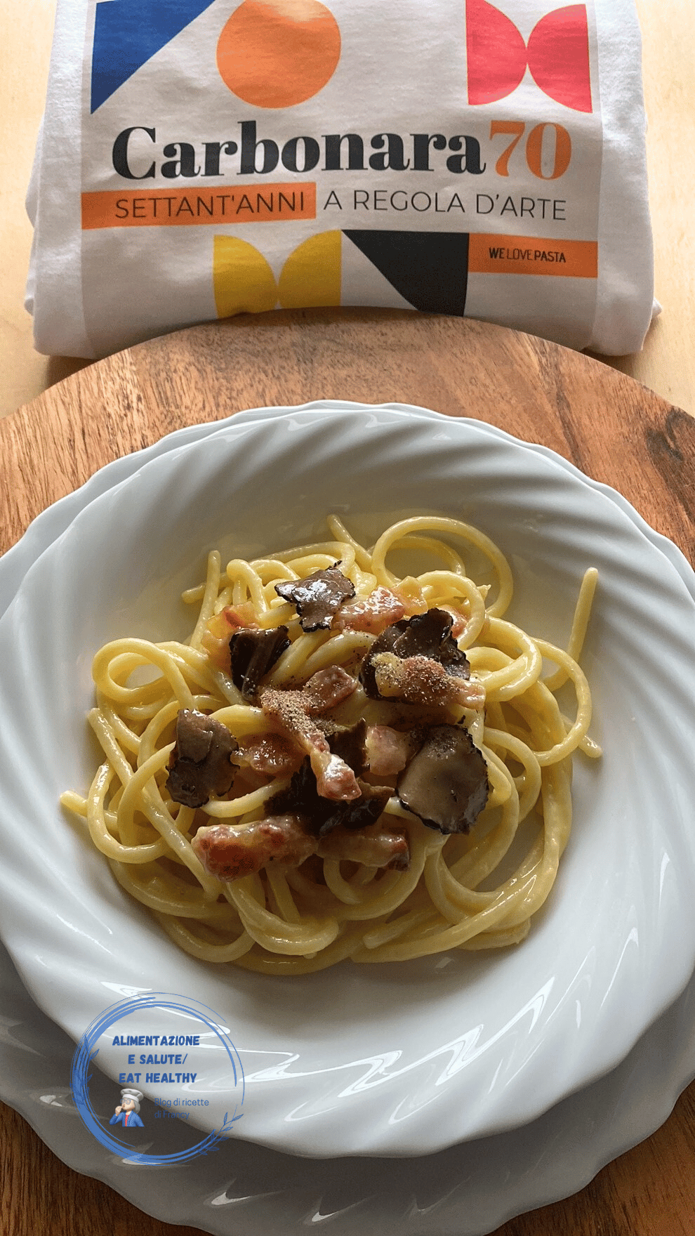 Trüffelcarbonara eine Geschmacksexplosion