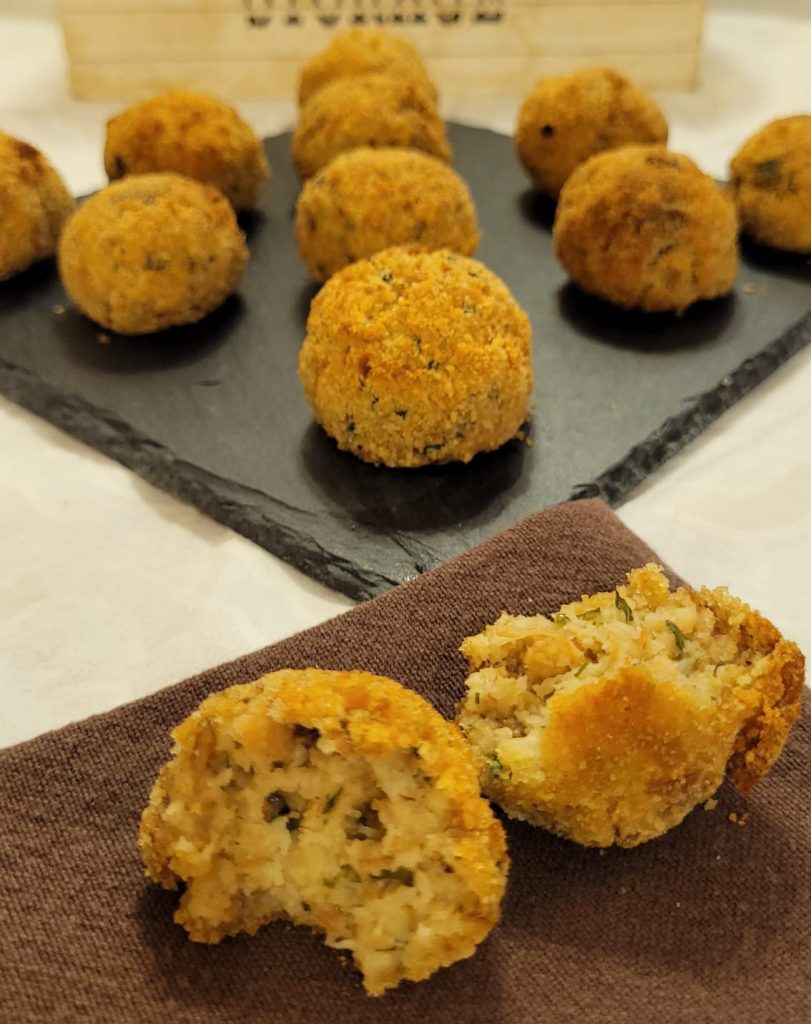 Brotbällchen in der Heißluftfritteuse