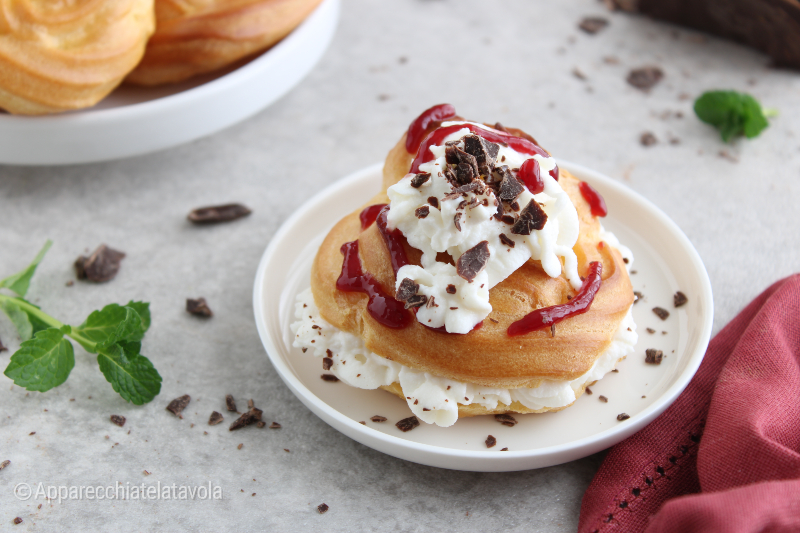zeppole mit ricotta-creme