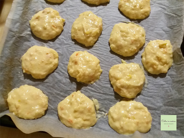 Mit dem Löffel eingegossene Masse