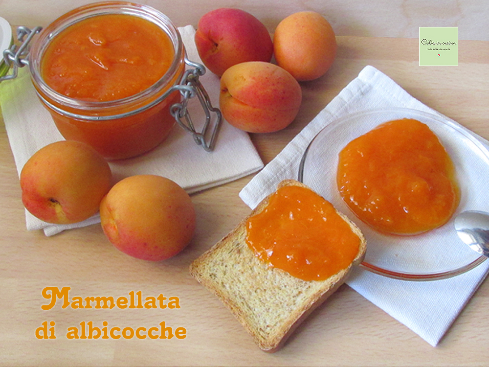 Aprikosenmarmelade in der Mikrowelle