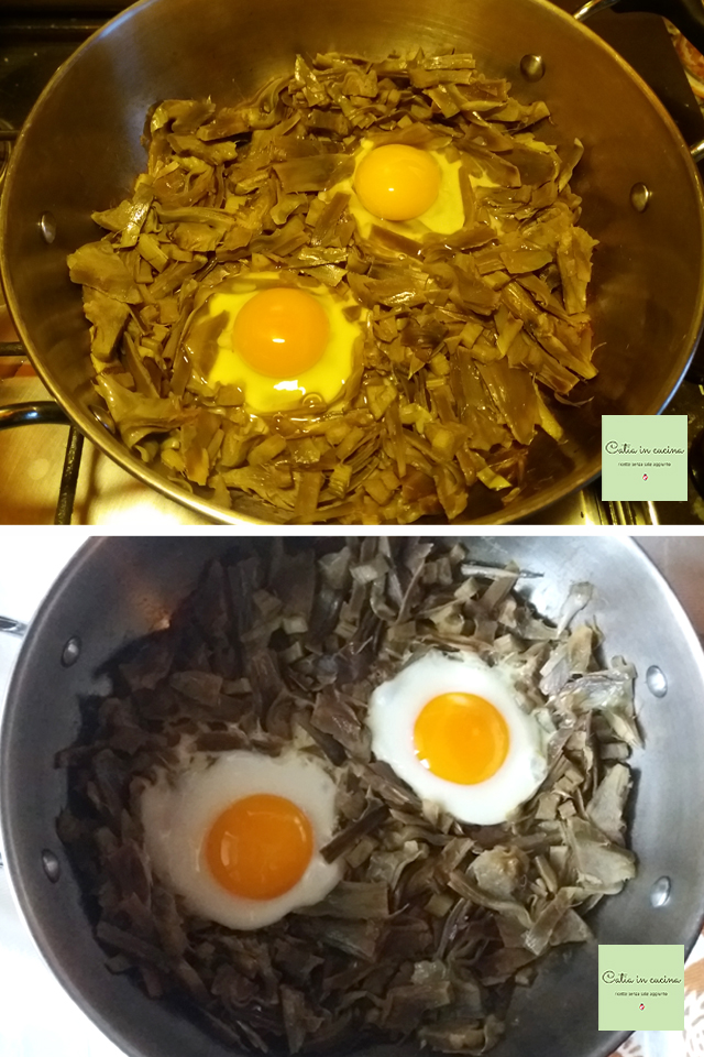 Artischocken und Eier Kochen
