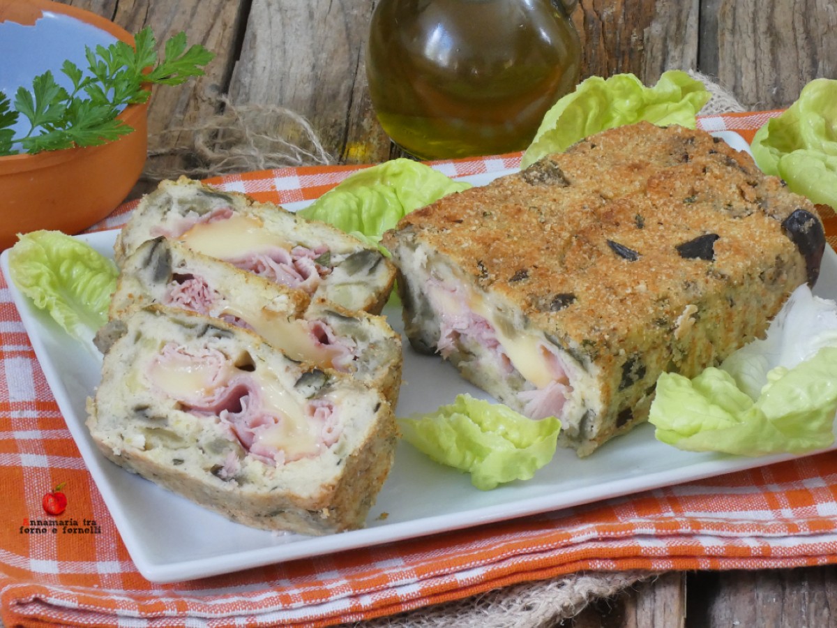 Auberginenauflauf mit schmelzendem Kern