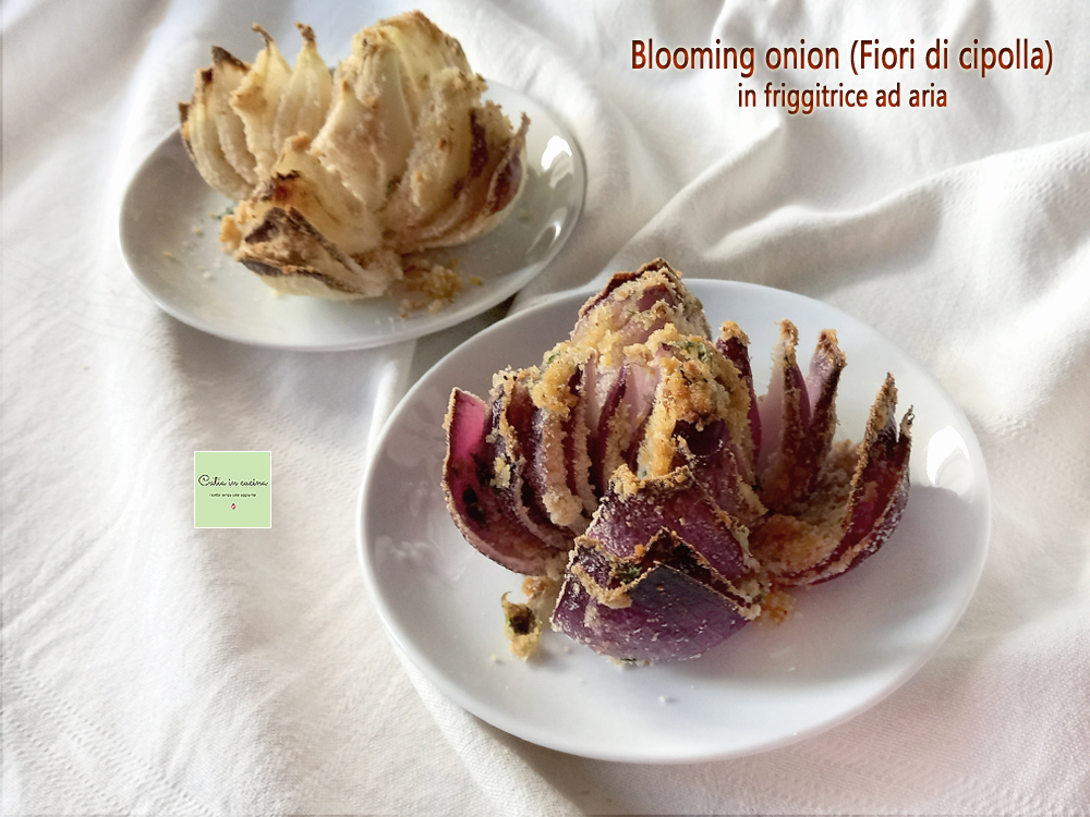 Blooming Onion (Zwiebelblüte) in der Heißluftfritteuse