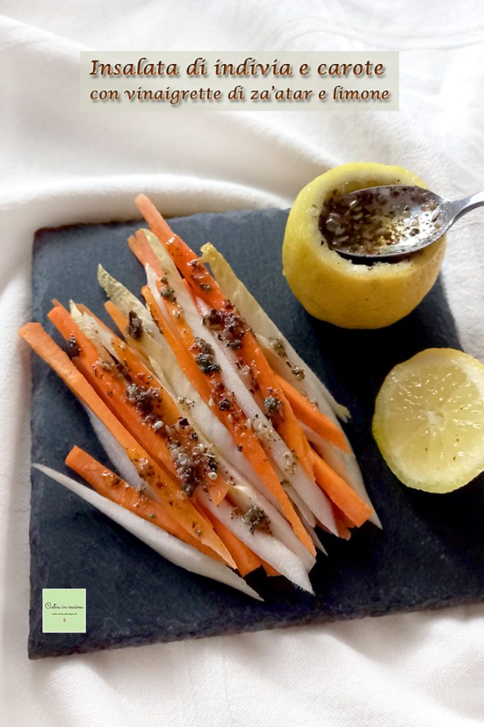 Endivien- und Karottensalat mit Zaatar-Vinaigrette