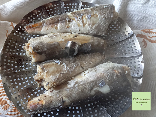 gedünstete Seehechtfilets