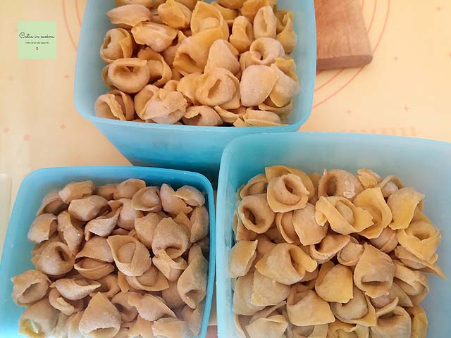 gefrorene Cappelletti