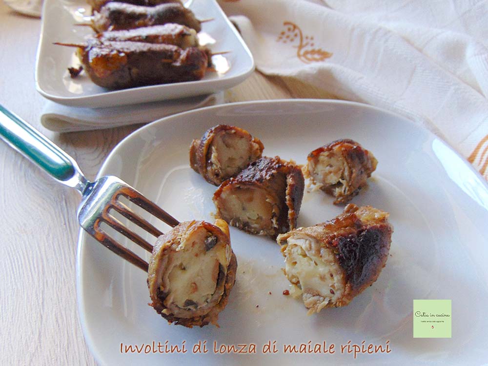 Gefüllte Schweinelenden-Rouladen