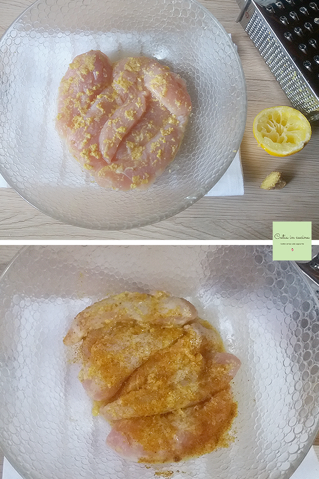 gewürzte Hähnchenfilets Marinade