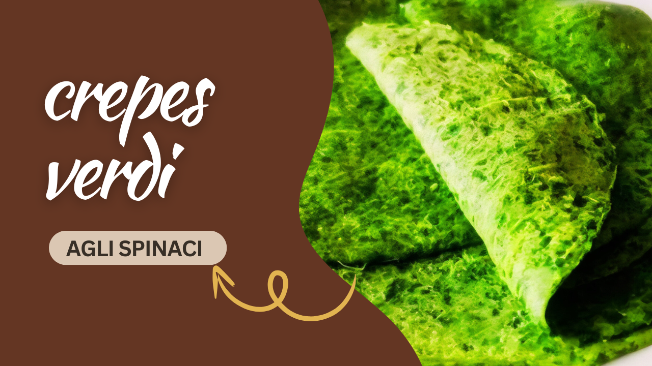 Grüne Spinat-Crepes