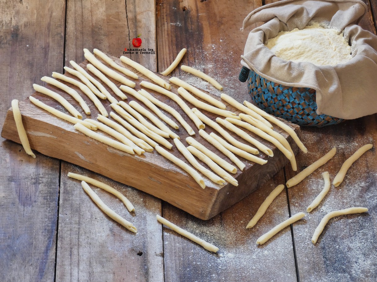 Hausgemachte frische Maccheroni
