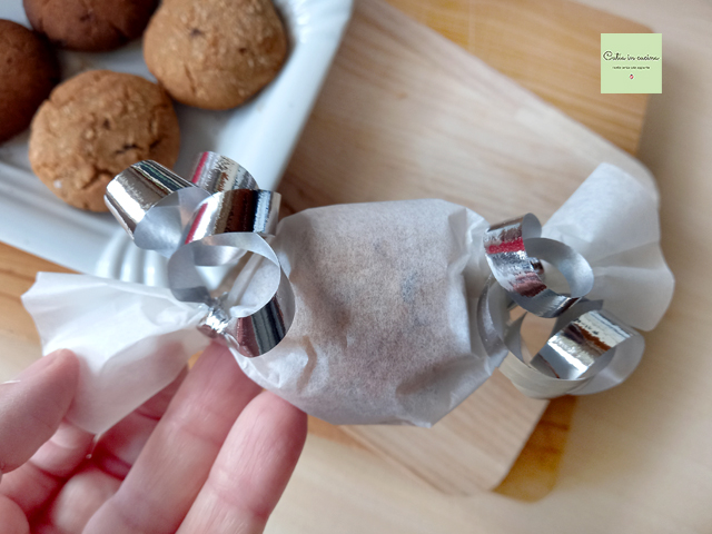 Keks in Bonbon verpackt