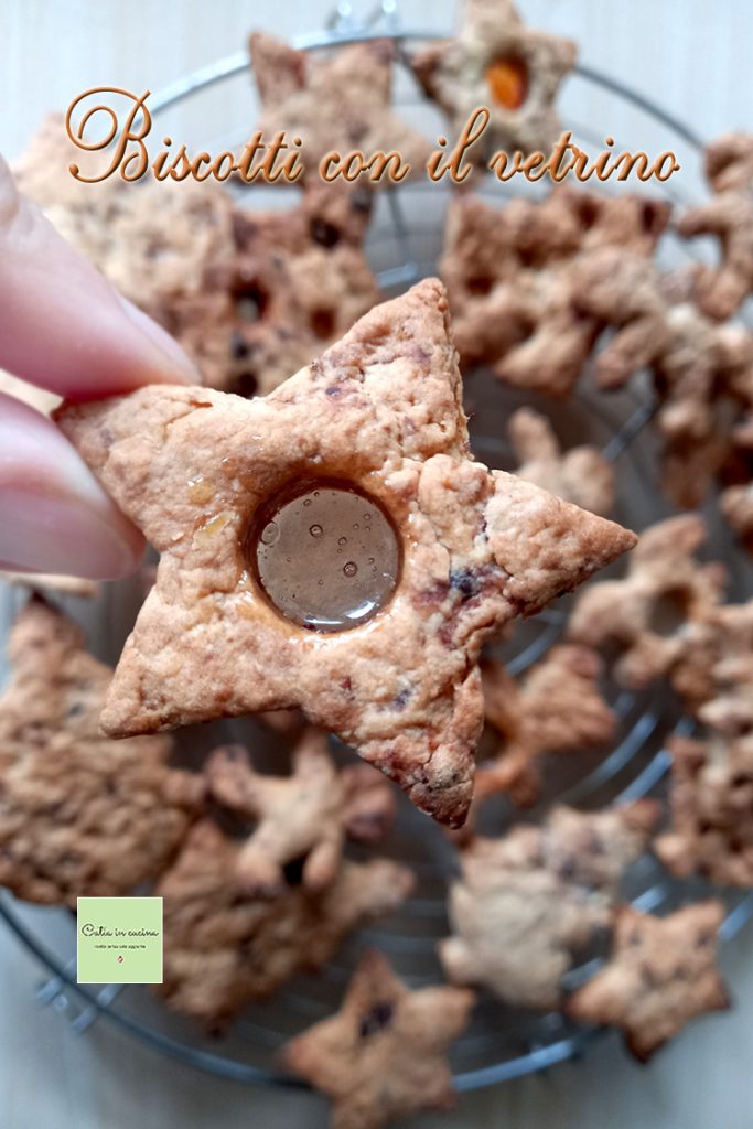 Kekse mit der weißen Glasscheibe