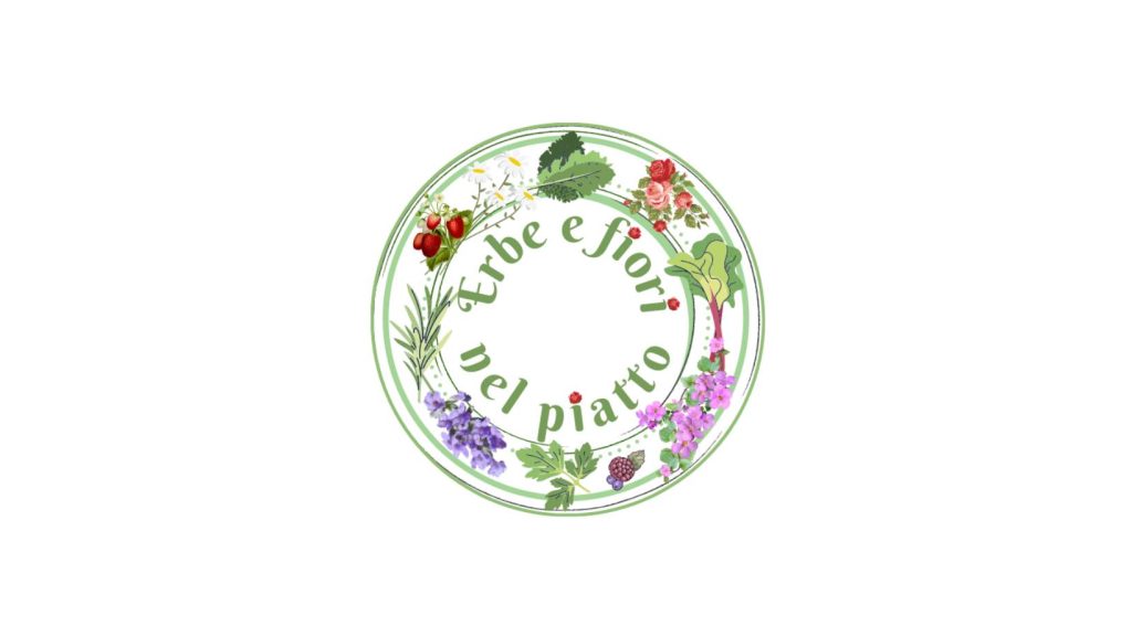 Kräuter und Blumen auf dem Teller