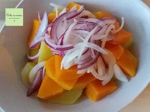 Kürbis- und Kartoffelsalat Schritt 3