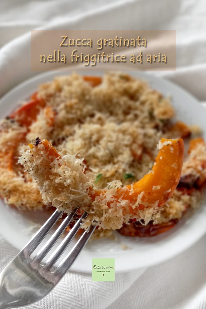 Kürbisgratin in der Heißluftfritteuse