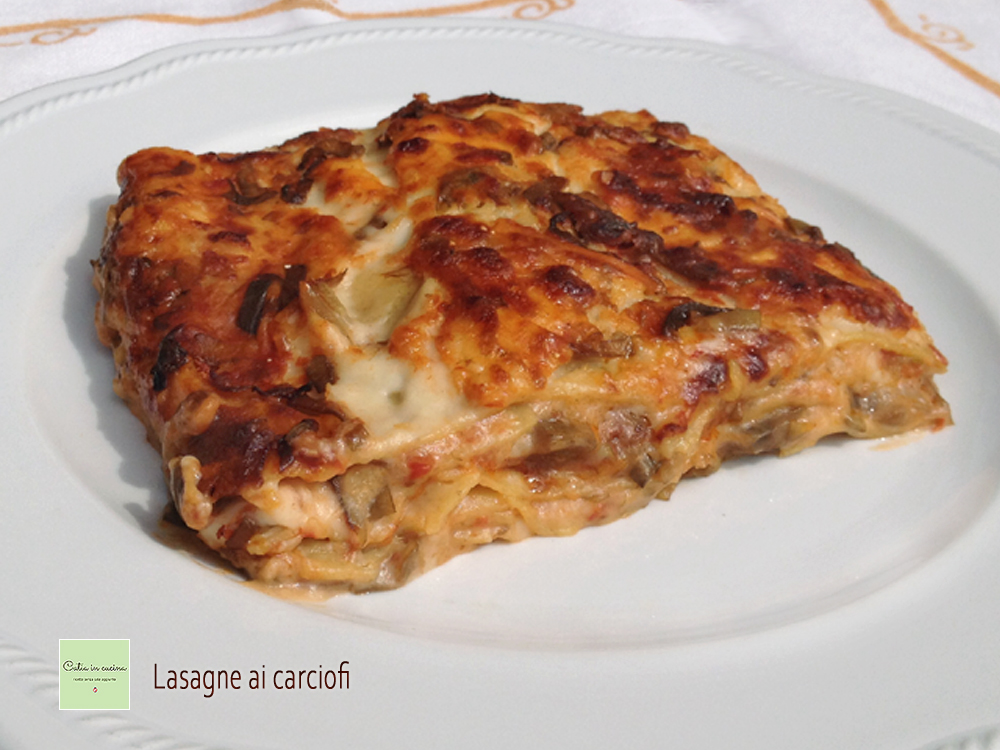 lasagne mit artischocken