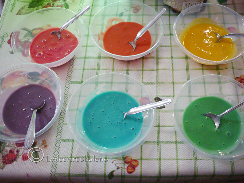 Leichter Regenbogenkuchen von Dolcearcobaleno