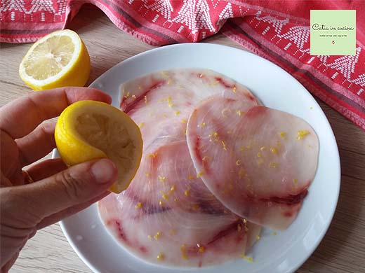 mariniertes Schwertfisch-Carpaccio