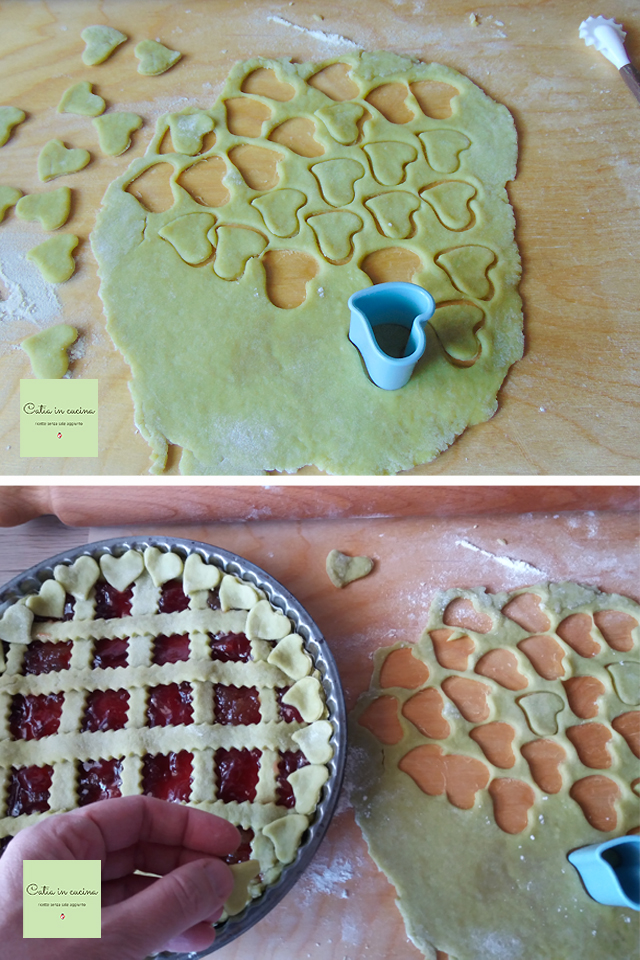 mürbeteigkuchen mit avocado schritte4-5
