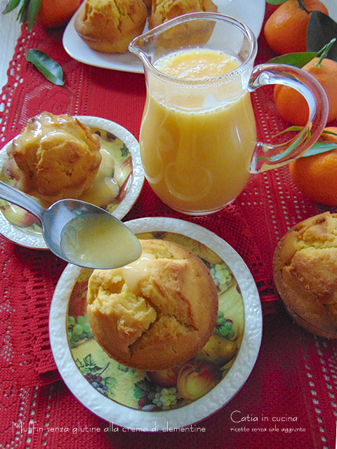 Muffin mit Clementinencreme
