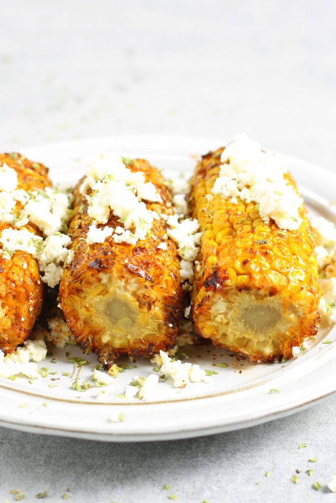 Paprikamaiskolben in der Heißluftfritteuse