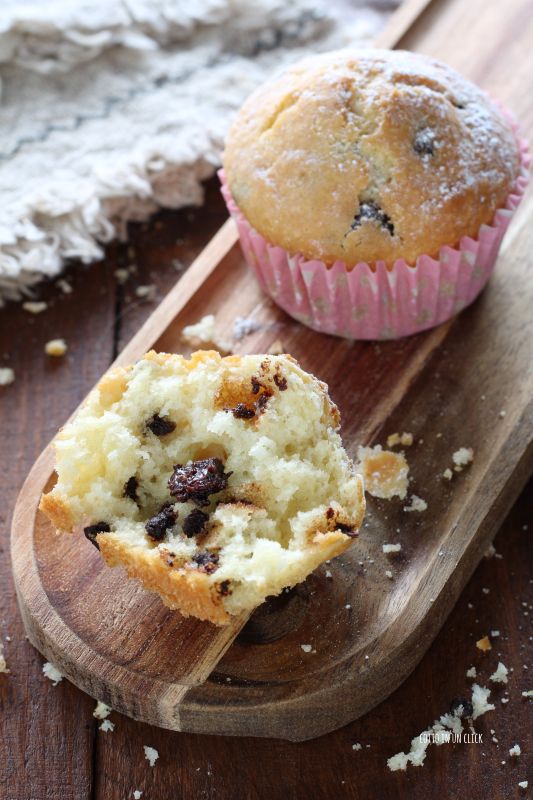 weiche Kokosnuss- und Schokoladenmuffins