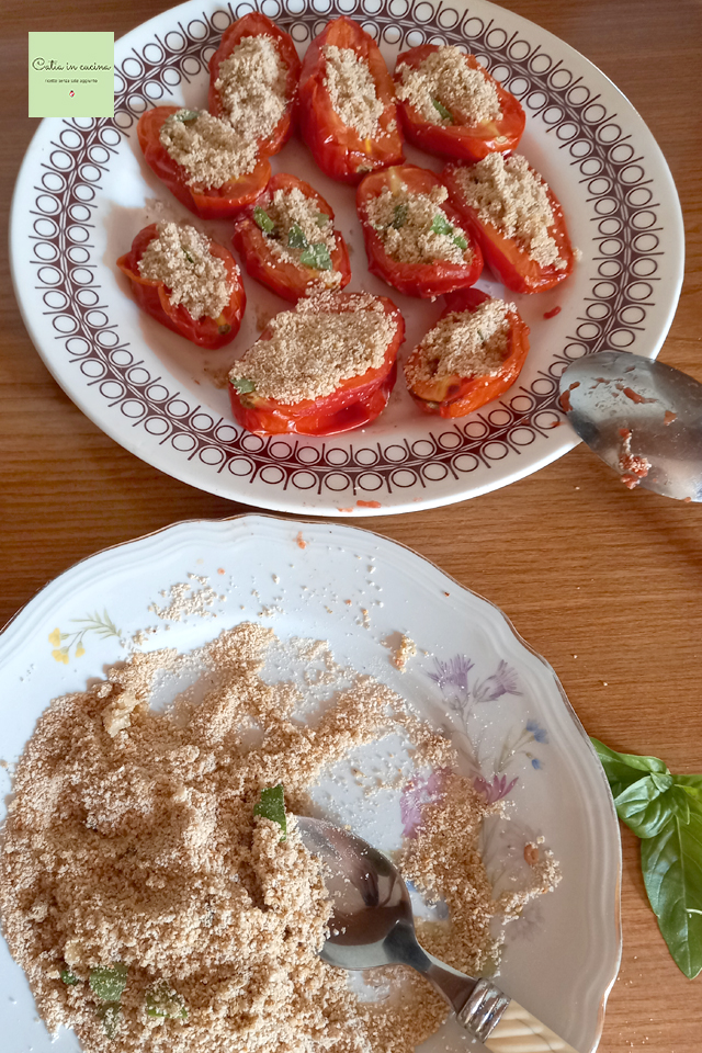 gefüllte Tomaten zum Gratinieren